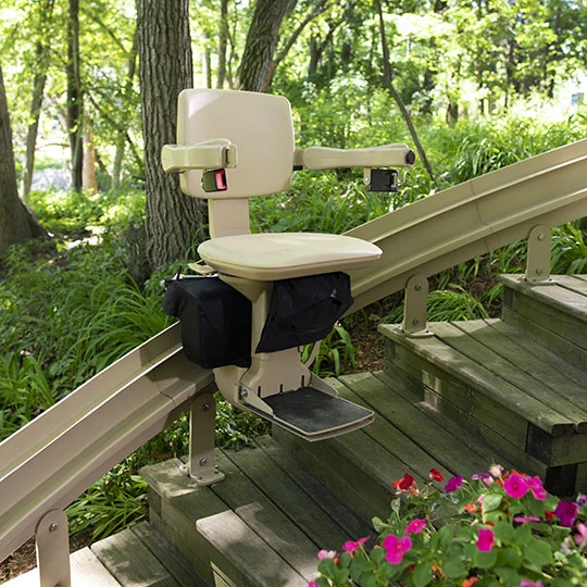 Curved Outdoor Stairlift