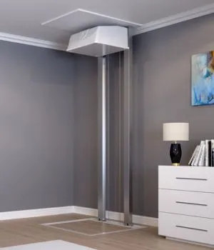 connect classic home elevator in a bedroom