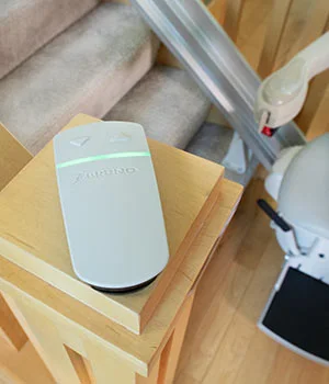 Elite straight indoor stair lift wireless remote