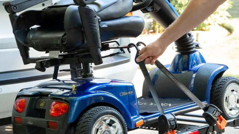 out sider scooter lift securement belts